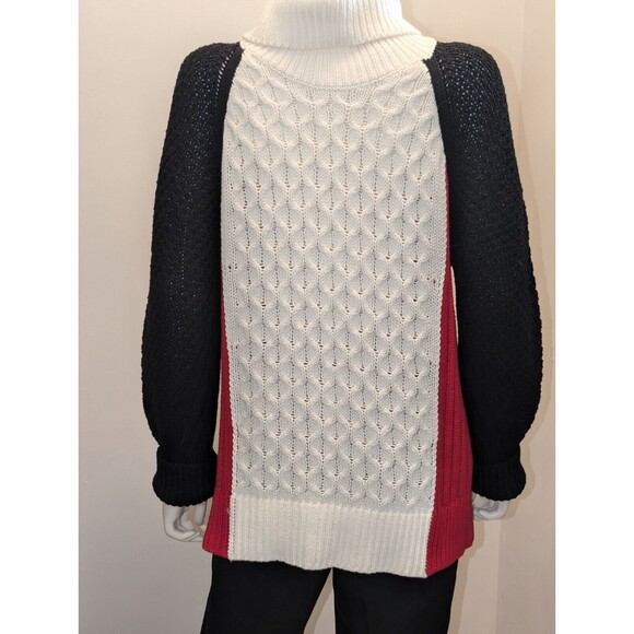 Talbot's Red White Blue Sweater Women's Medium - Picture 4 of 10